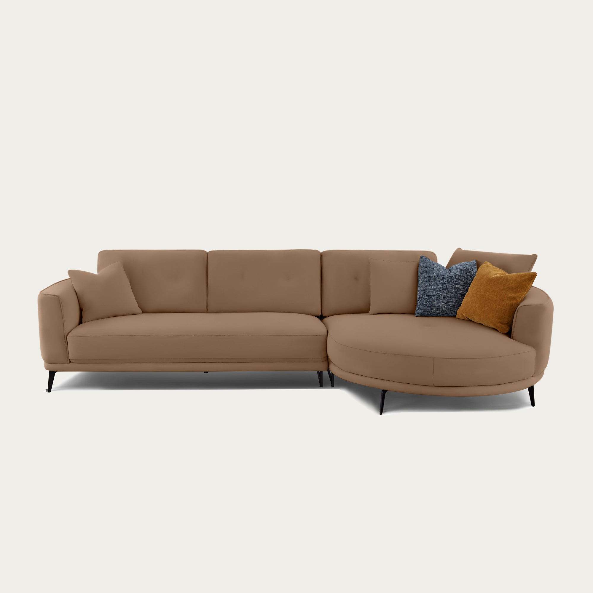 Rene Sectional Sofa, Leather