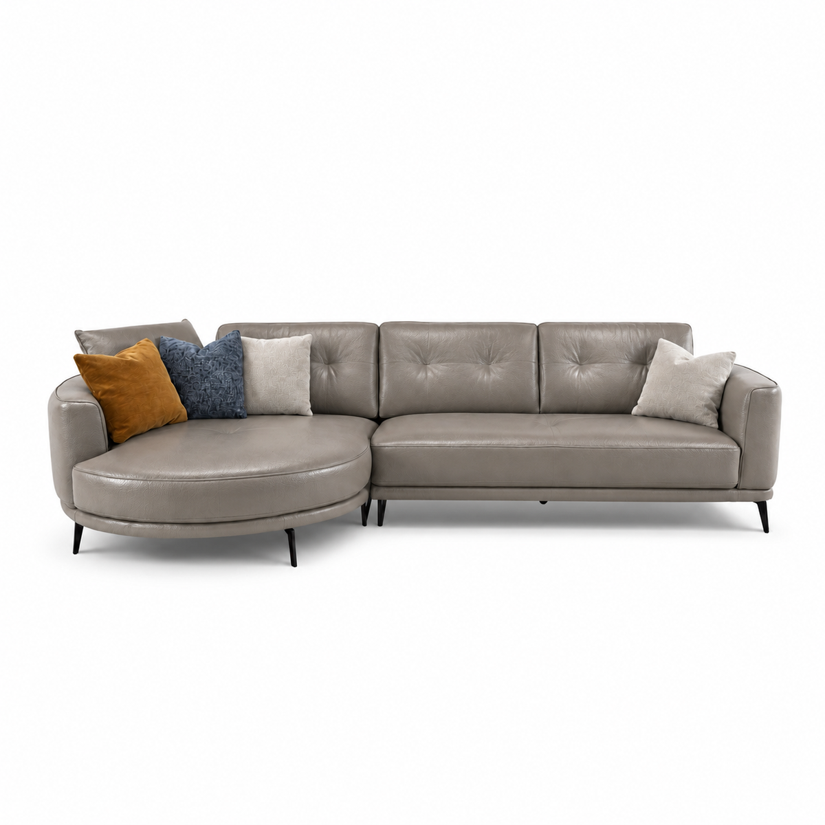 Rene Sectional Sofa, Leather