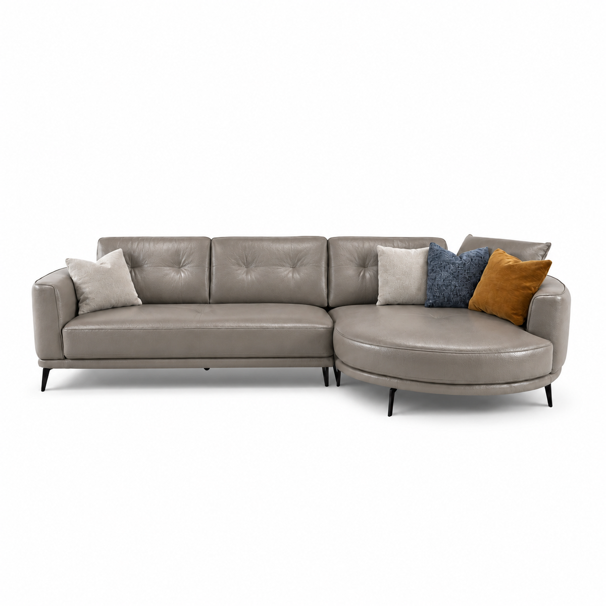 Rene Sectional Sofa, Leather