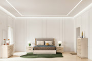 Tullia bedroom set in a contemporary bedroom space.