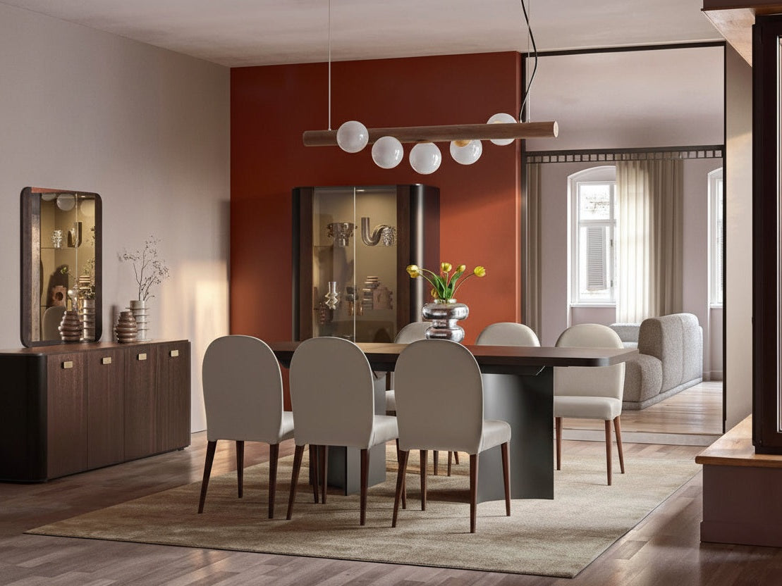Appia 2-Door Curio – Italian Modern Display Cabinet