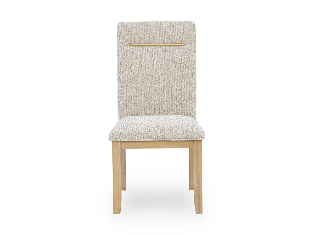 Lasinger - Dining Upholstered Side Chair (Set of 2) - Light Brown