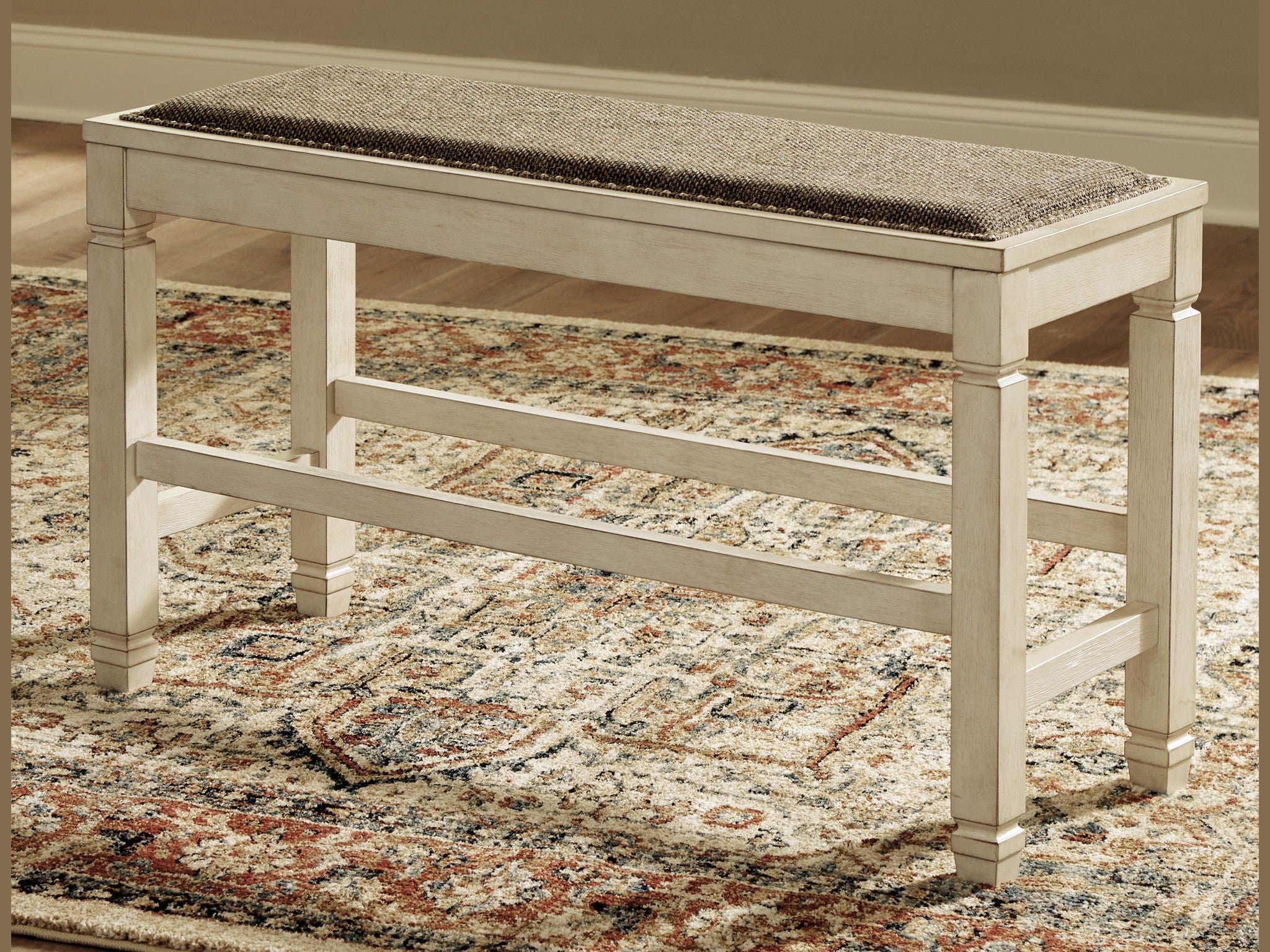 Bolanburg - DBL Counter UPH Bench  - Beige
