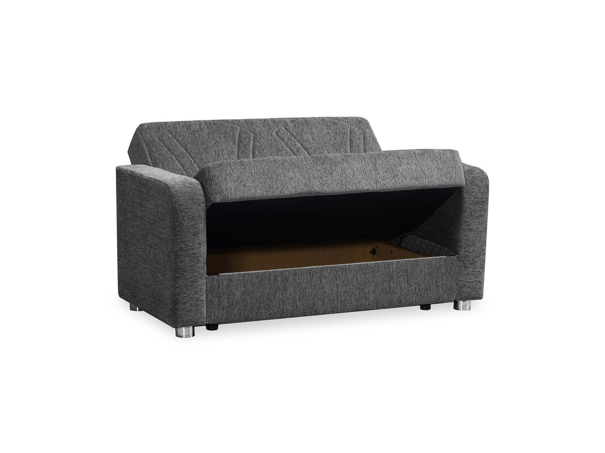 Ottomanson Elegance - Upholstered Convertible Loveseat With Storage