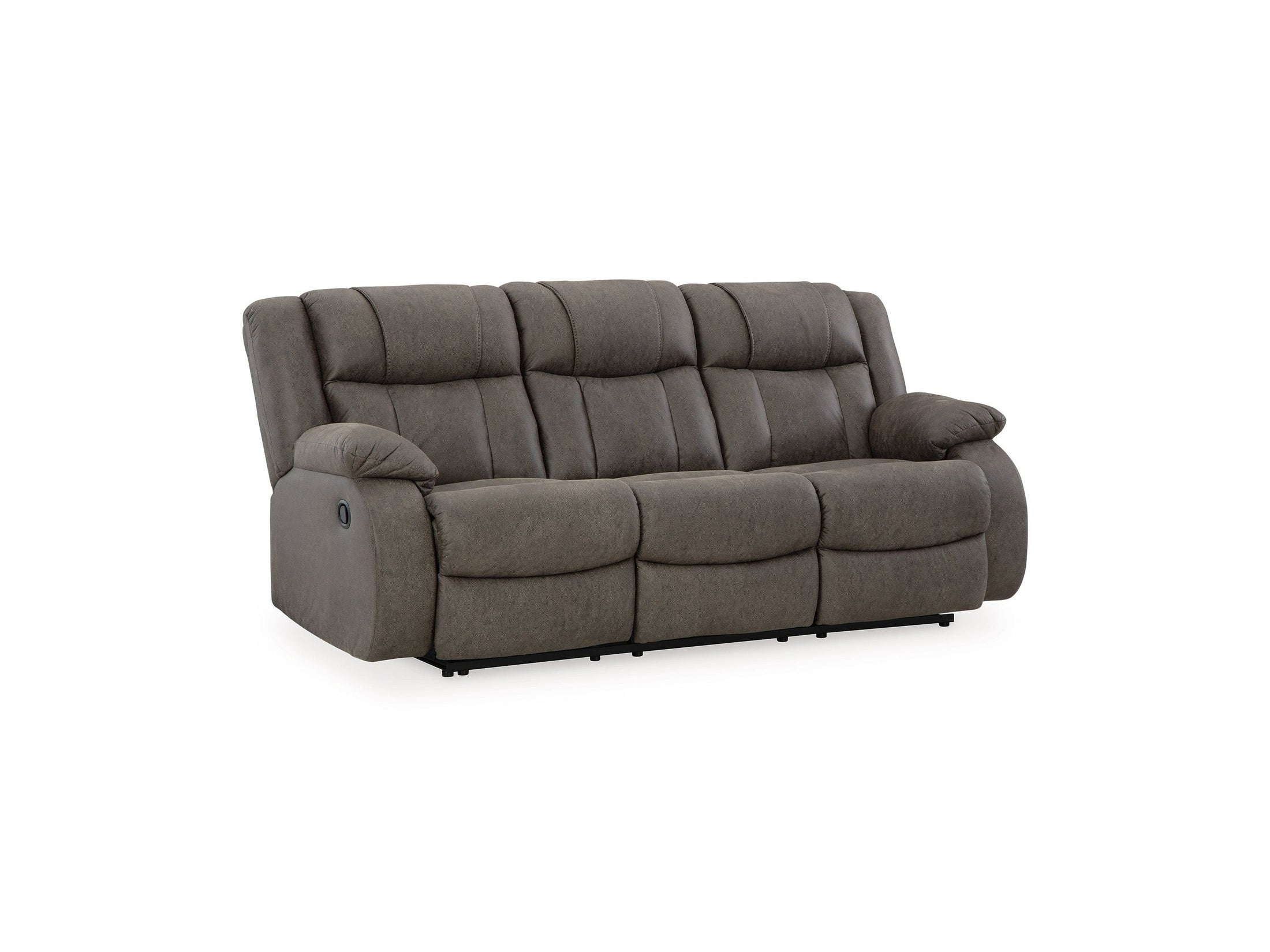 First Base - Reclining Sofa - Gunmetal