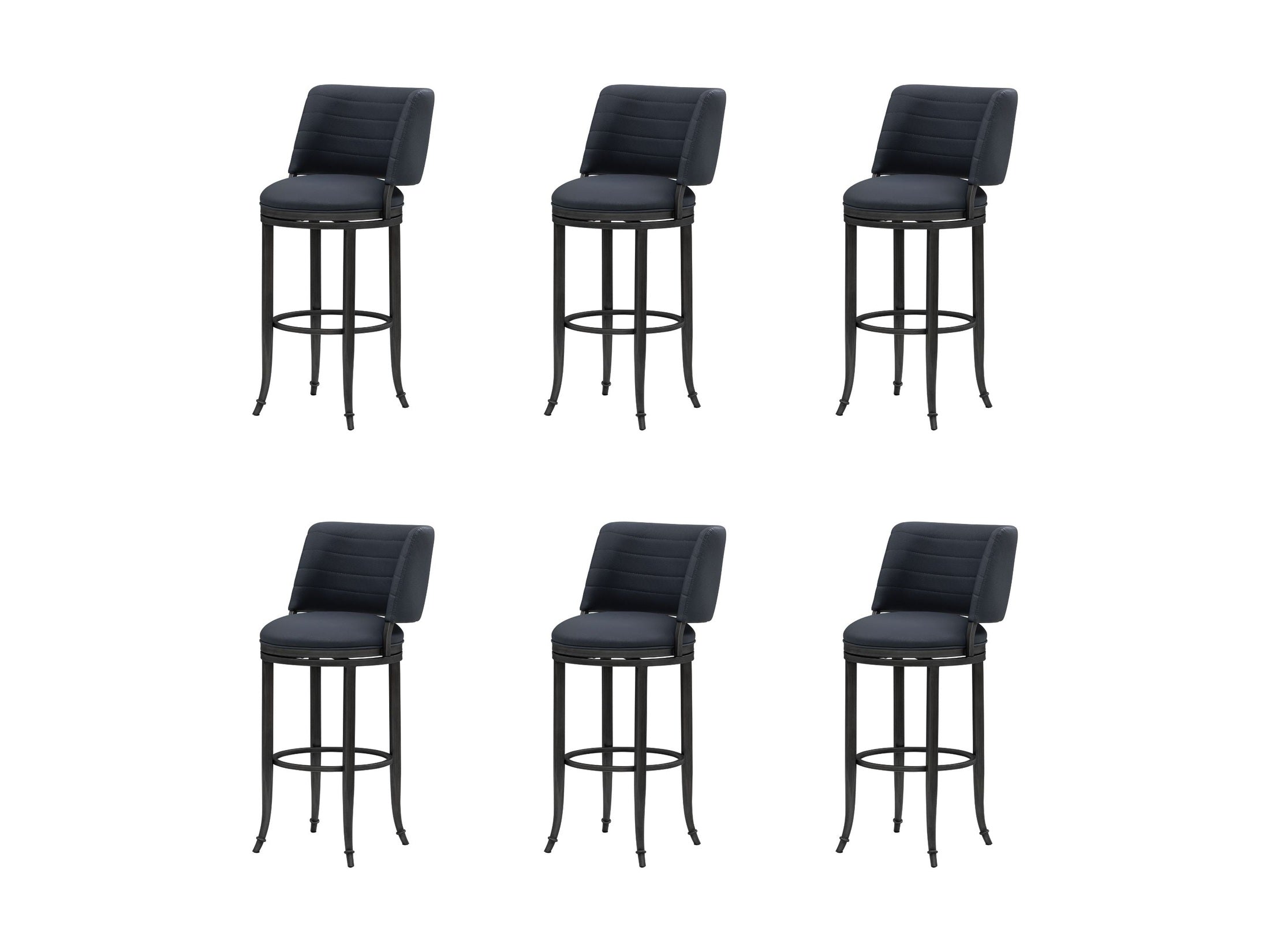 Torres - Upholstered Swivel Barstool