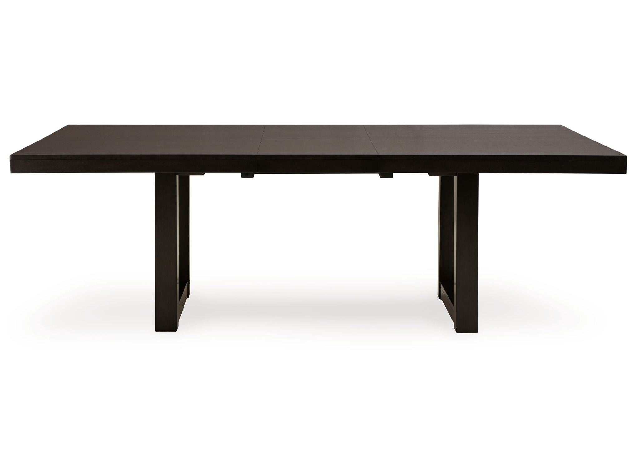 Neymorton - 7 Pc. - Rectangular Extension Table, 6 Side Chairs - Dark Grayish Brown