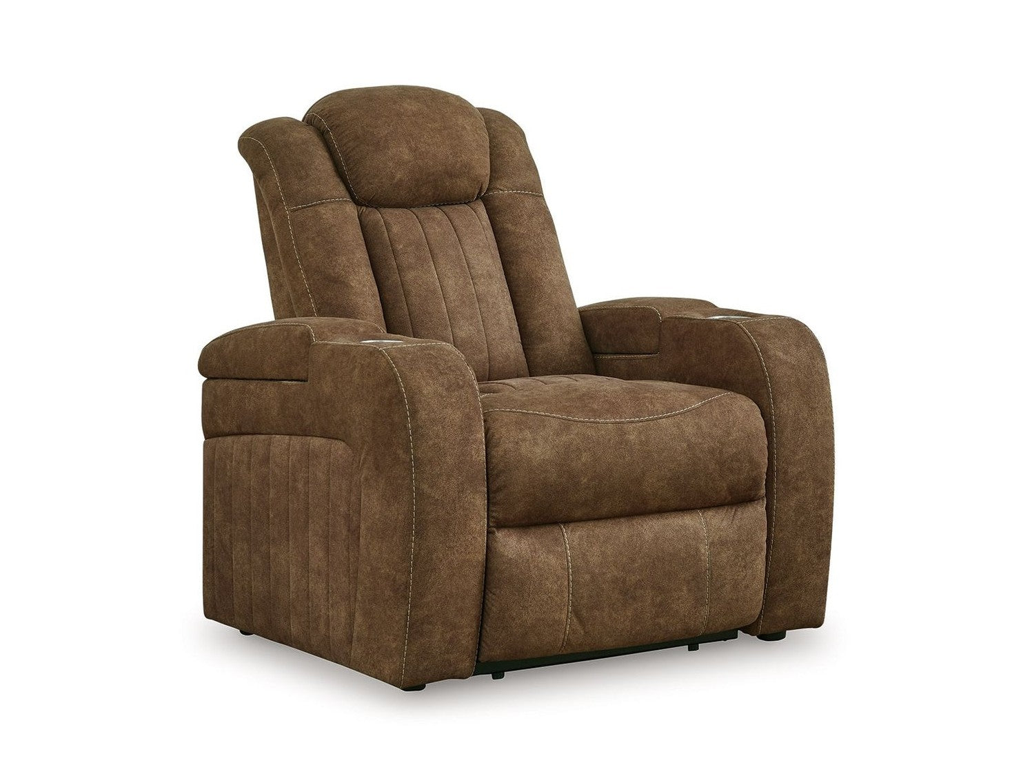 Wolfridge - Power Recliner/Adj Headrest - Brindle