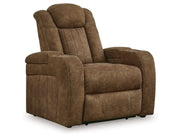 Wolfridge - Power Recliner/Adj Headrest - Brindle