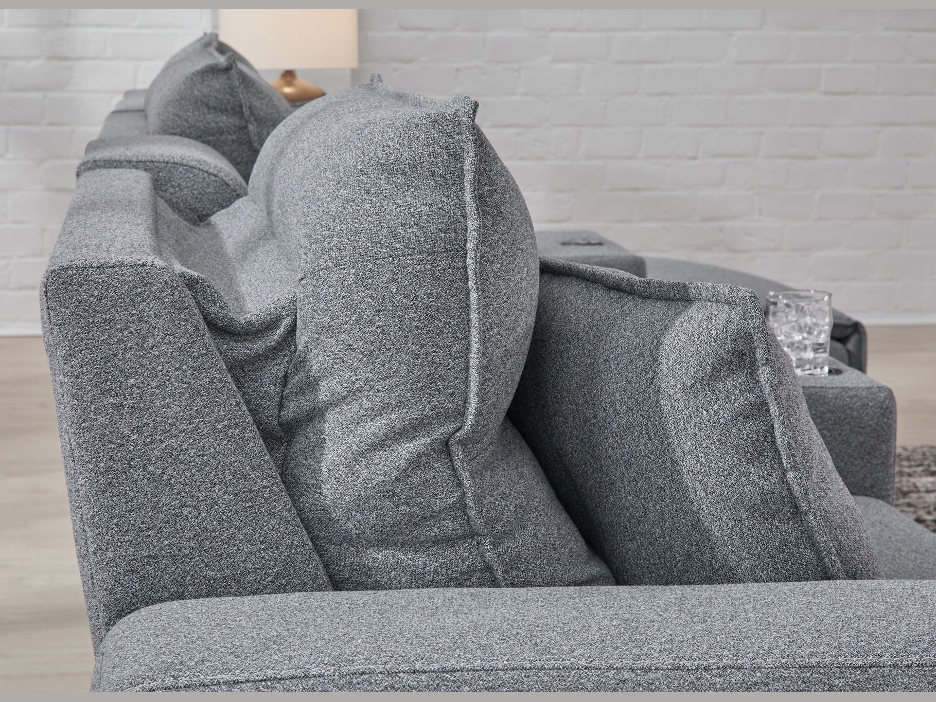 Modmax II - Reclining Sectional - Salt And Pepper