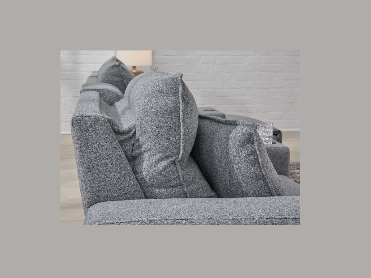 Modmax II - Reclining Sectional - Salt And Pepper