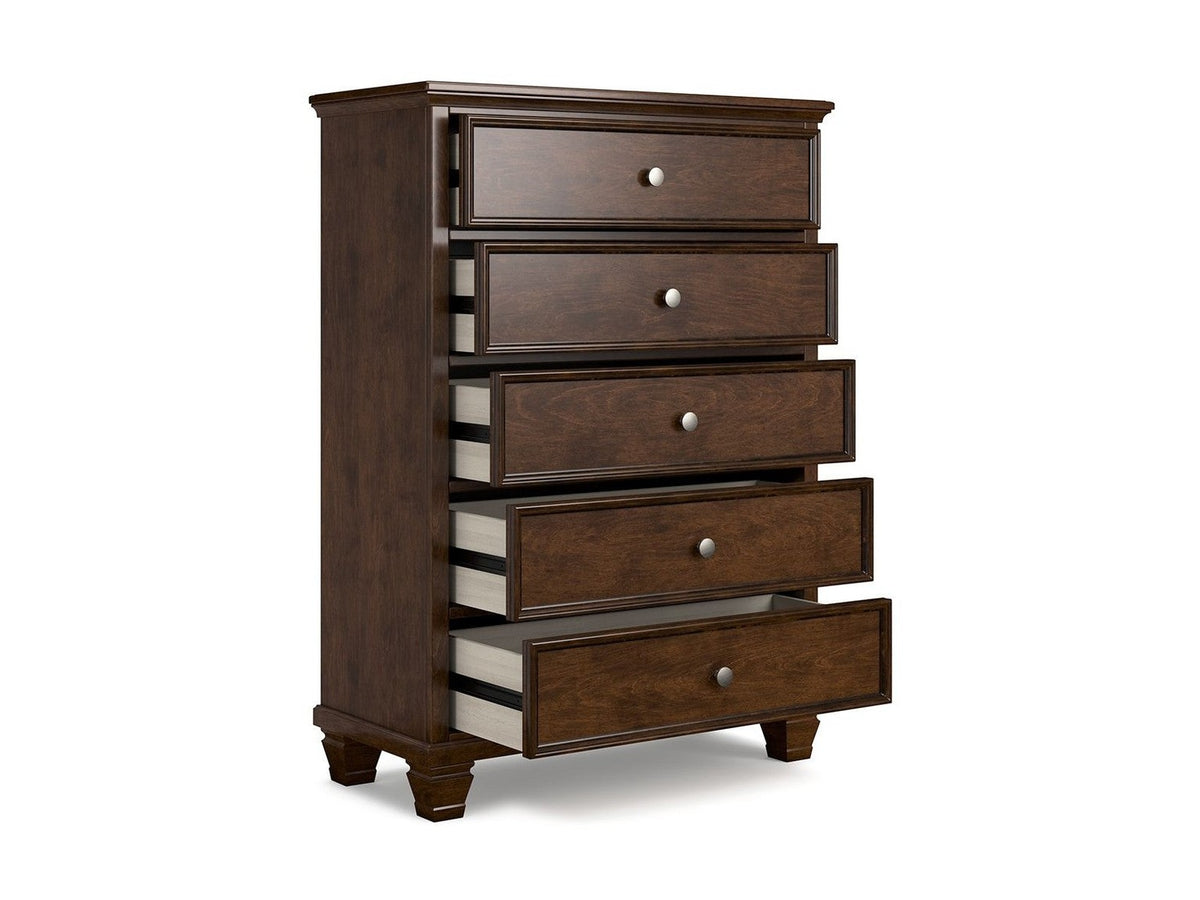 Danabrin - Five Drawer Chest - Brown