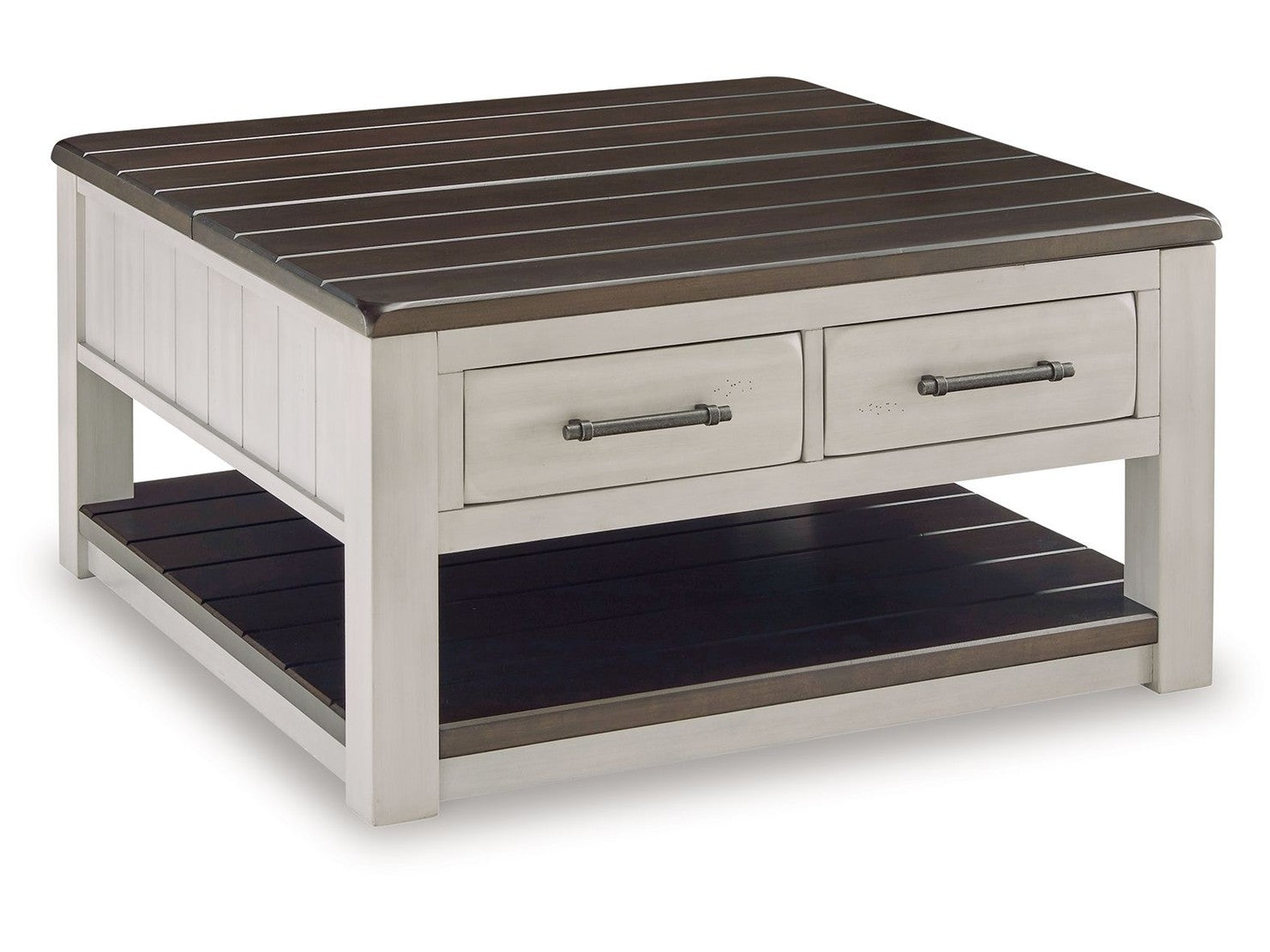 Darborn - Lift Top Cocktail Table - Gray / Brown