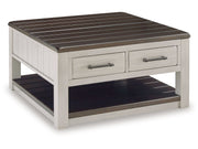 Darborn - Lift Top Cocktail Table - Gray / Brown