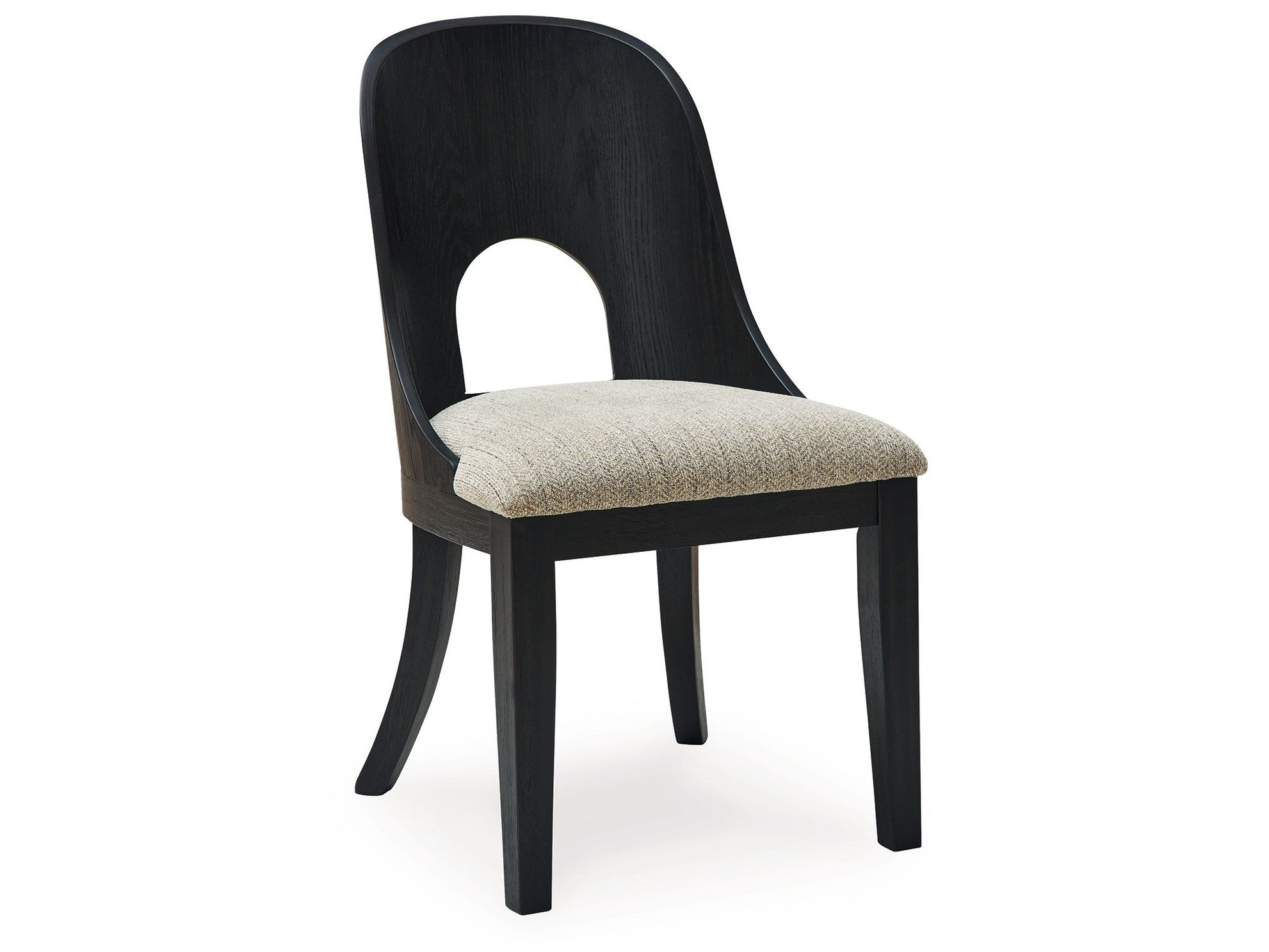Rowanbeck - Dining Upholstered Side Chair (Set of 2) - Gray / Black