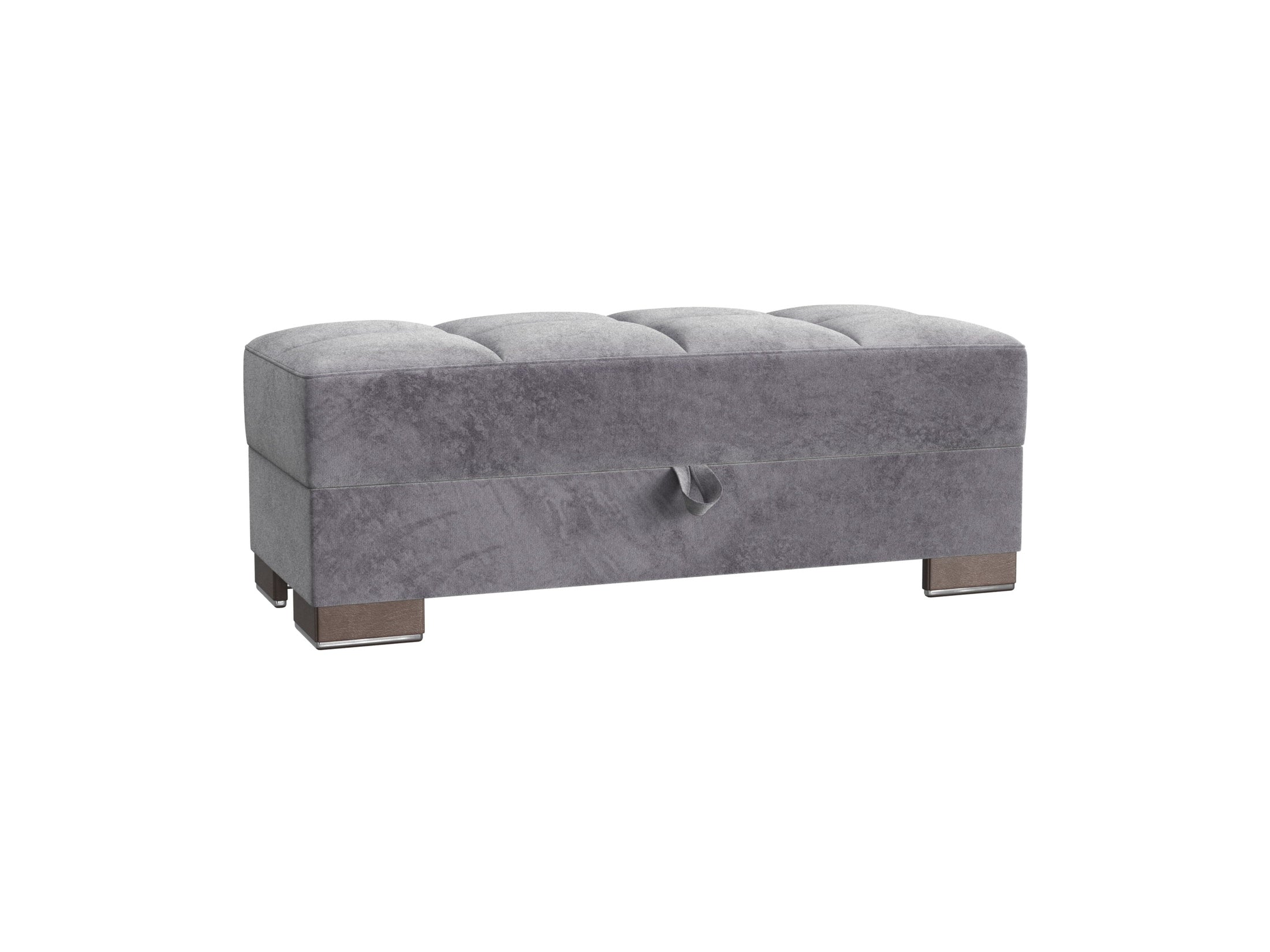 Ottomanson Armada - Upholstered Ottoman With Storage - Microfiber