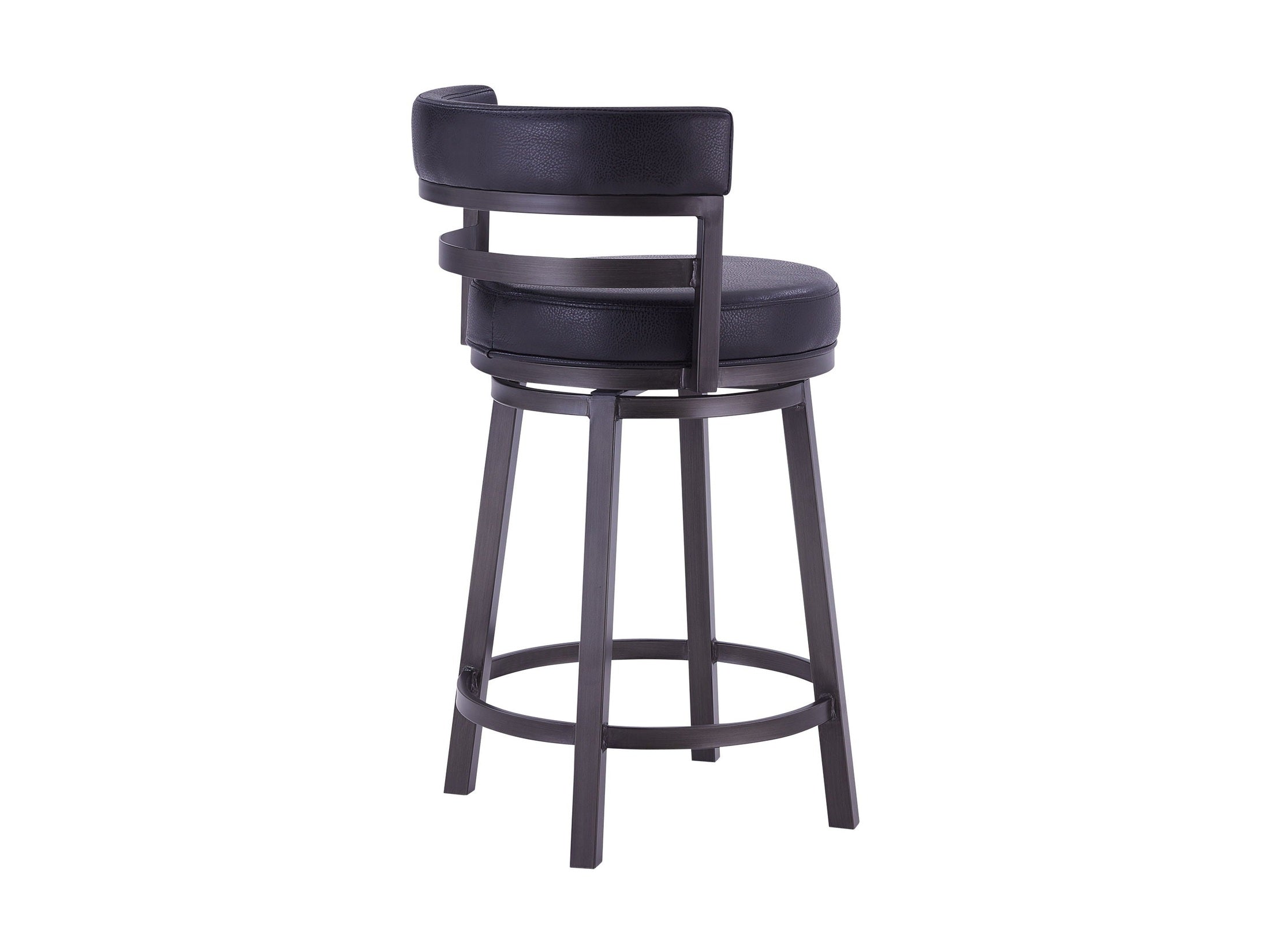 Madrid - Counter Height Swivel Bar Stool - Mineral