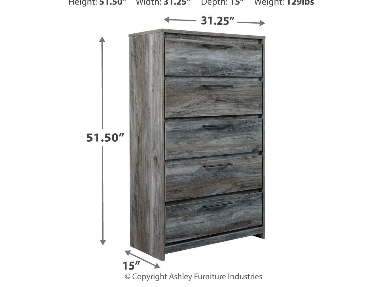 Baystorm - Panel Bedroom Set - Gray