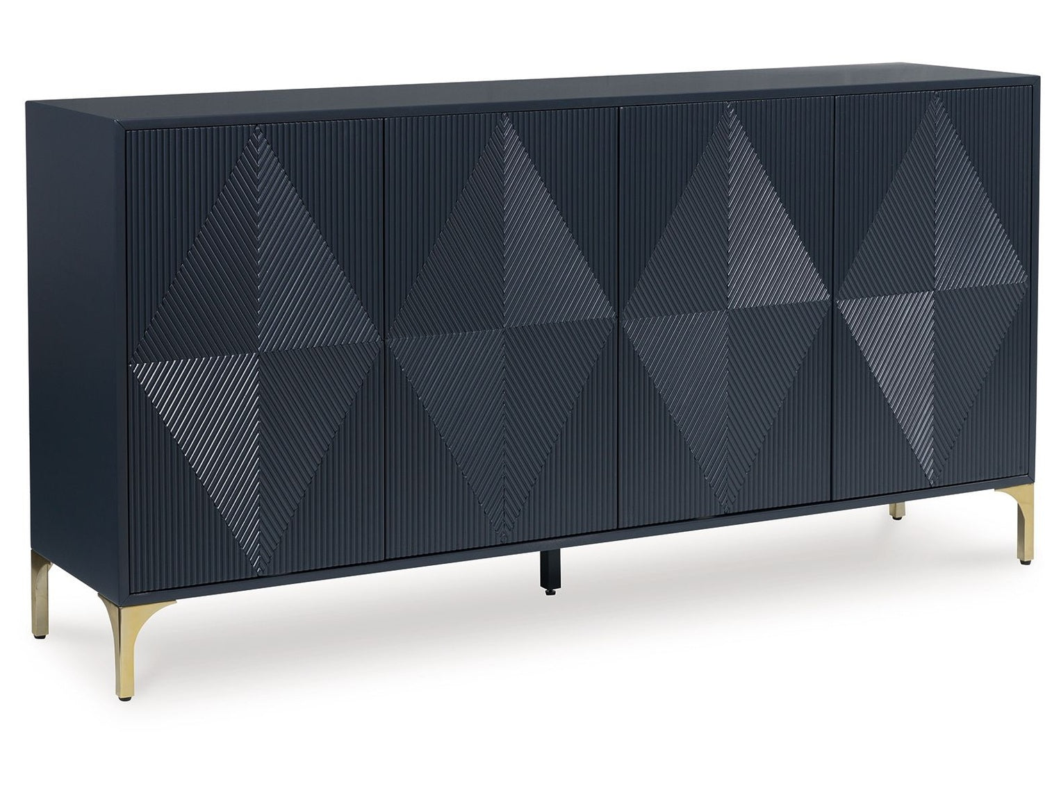 Loirwick - Accent Cabinet - Dark Blue