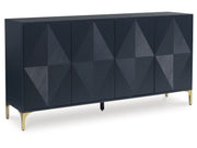 Loirwick - Accent Cabinet - Dark Blue