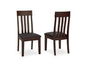 Haddigan - Dining UPH Side Chair (Set of 2) - Dark Brown