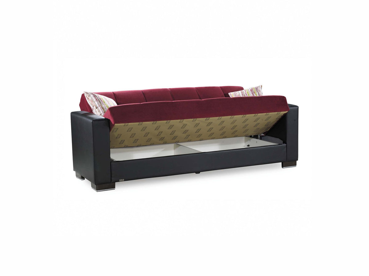 Ottomanson Armada - Upholstered Convertible Sofabed With Storage - Microfiber