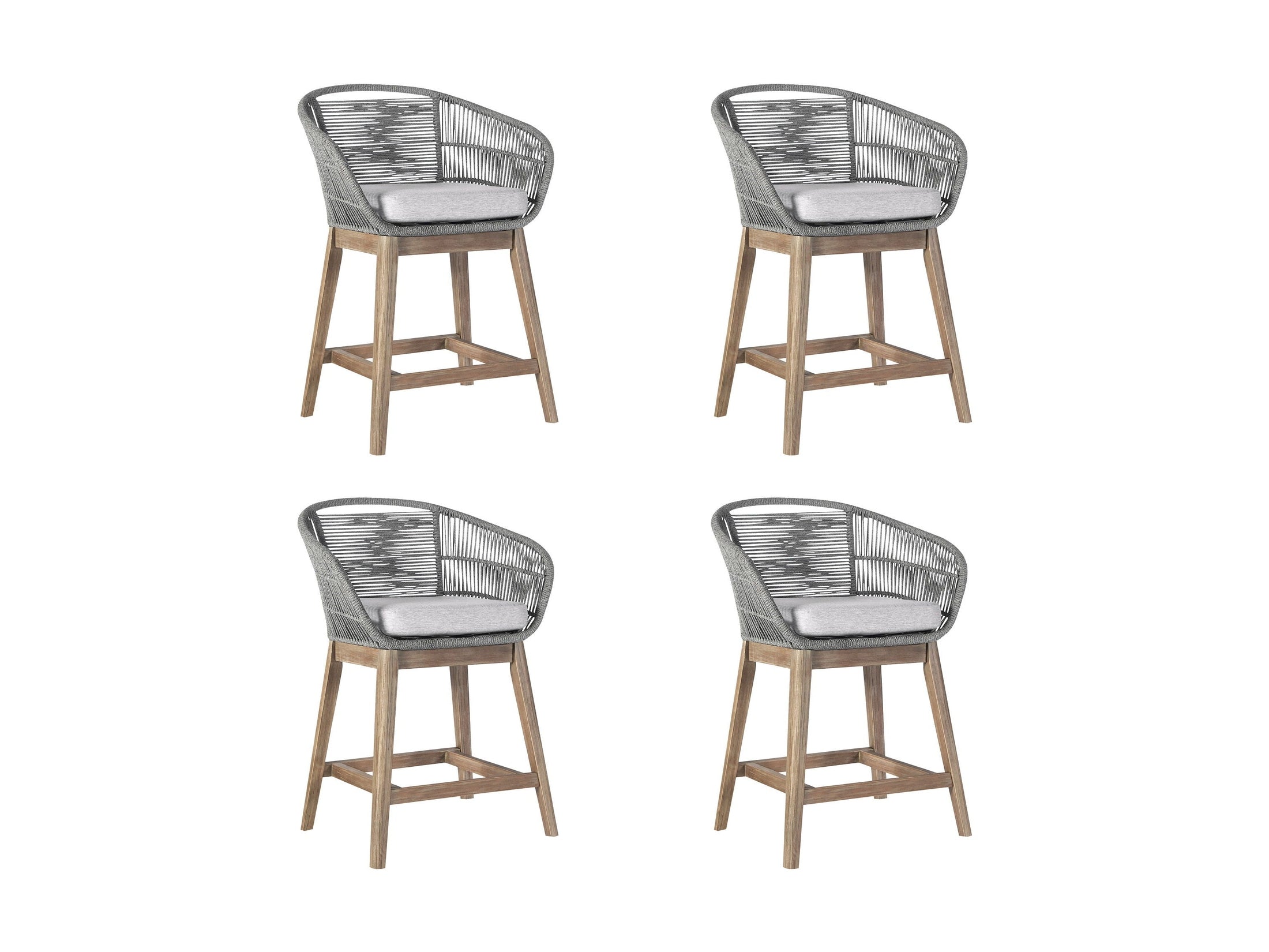 Tutti Frutti - Indoor Outdoor Counter Height Bar Stool Set