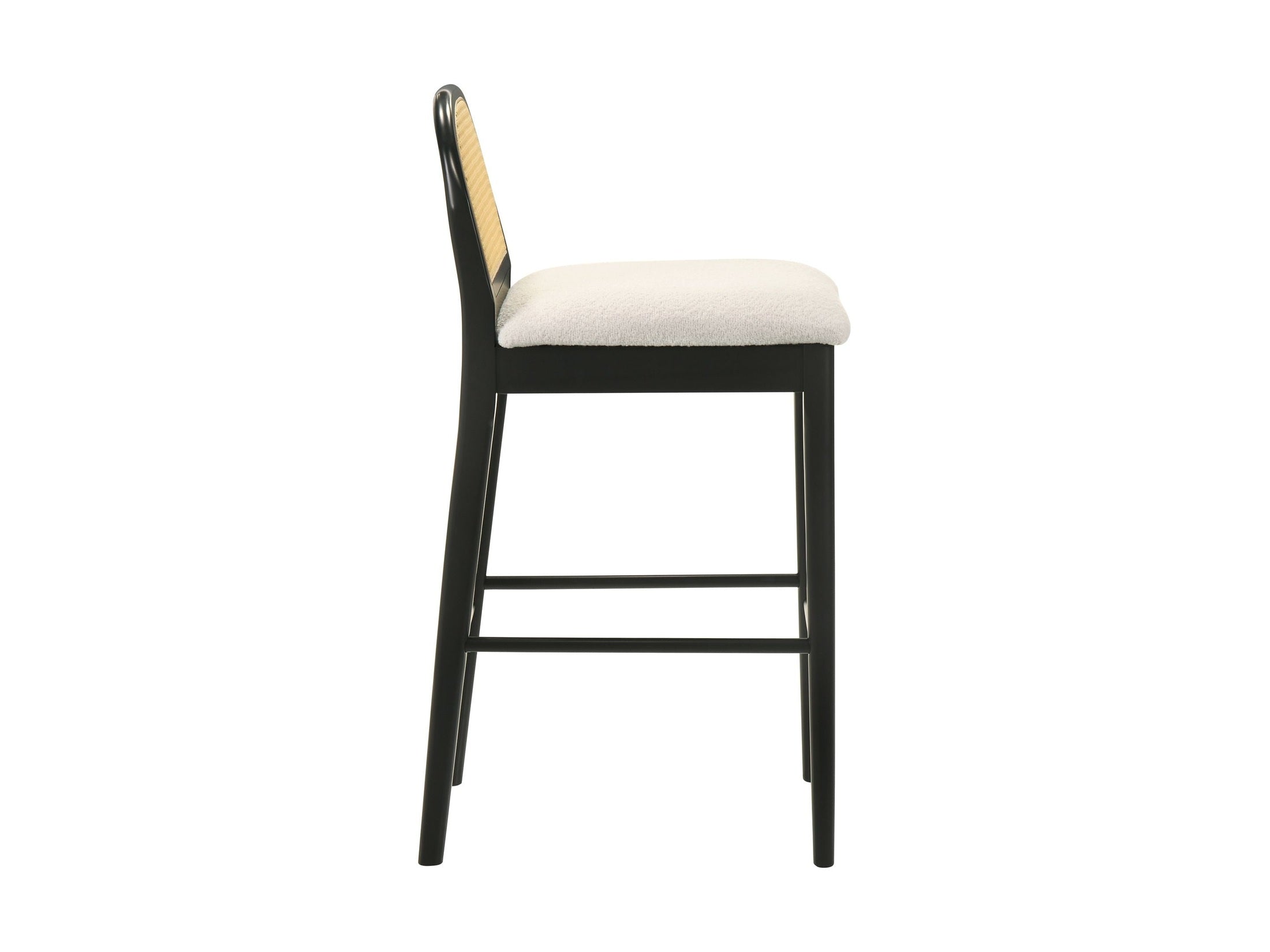 Lucio - Modern Farmhouse Wood Bar Height Kitchen Bar Stool