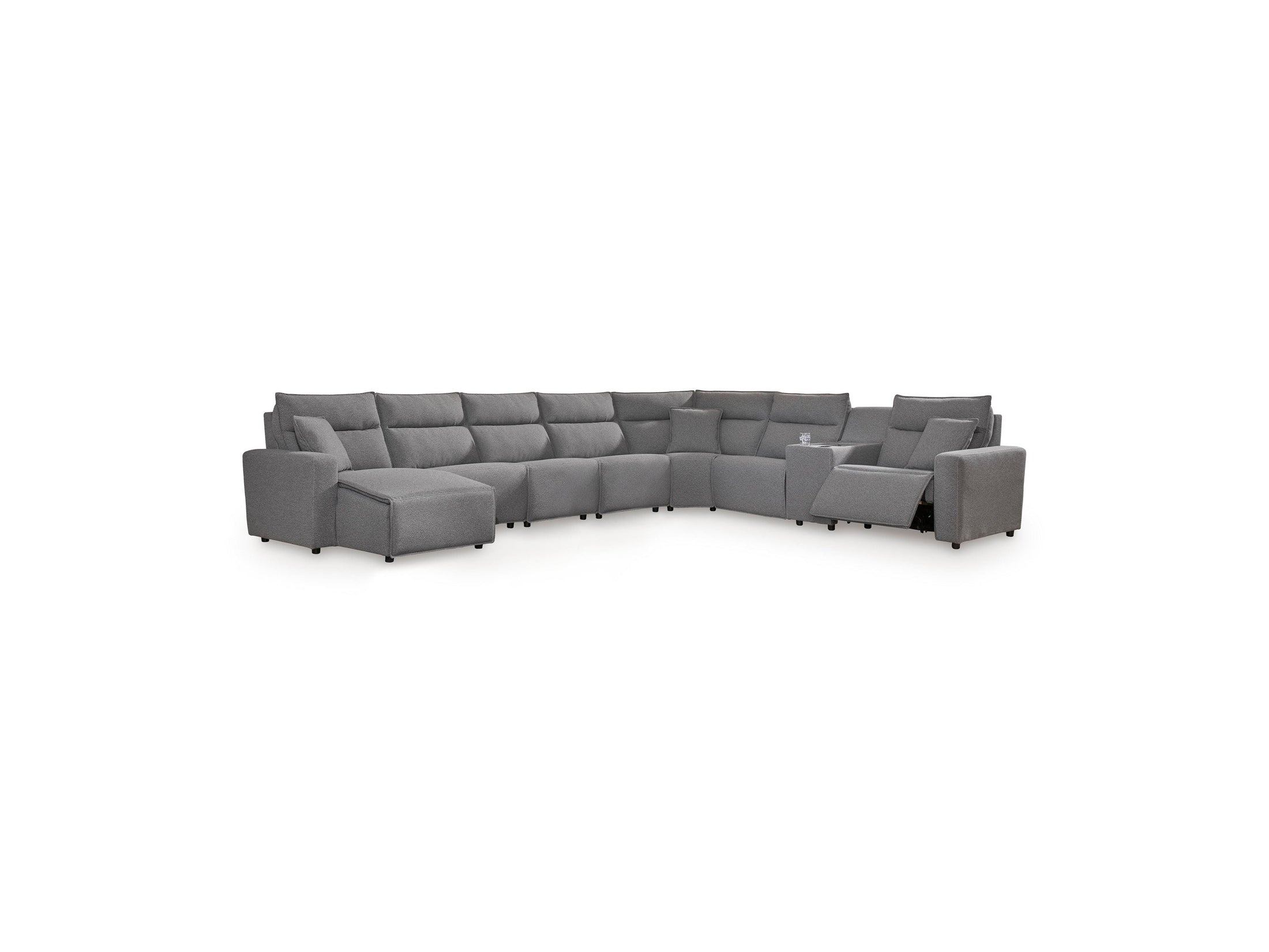 Modmax II - Reclining Sectional - Salt And Pepper