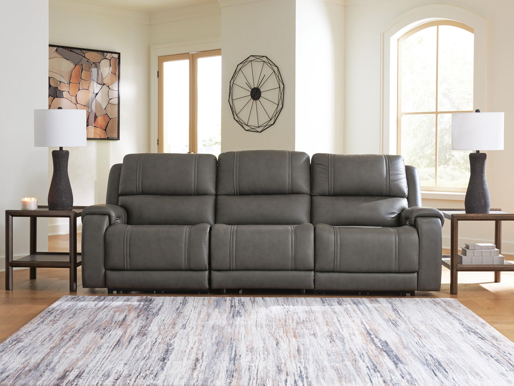 5Z-Harrenhurst - Power Reclining Sectional