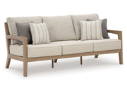 Hallow Creek - Sofa With Cushion - Driftwood