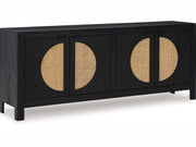 Cliffiings - Accent Cabinet - Black / Natural