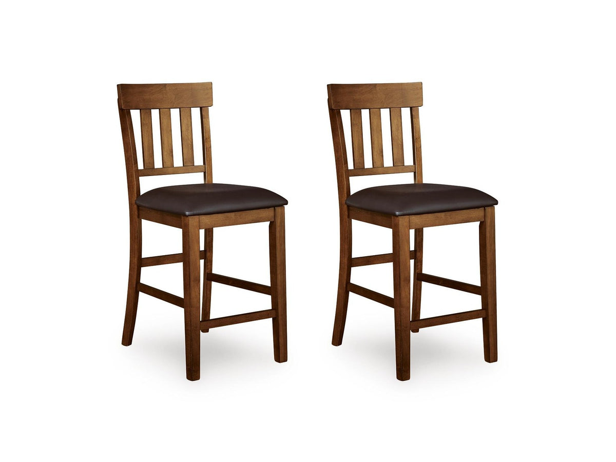 Ralene - Upholstered Barstool (Set of 2) - Medium Brown
