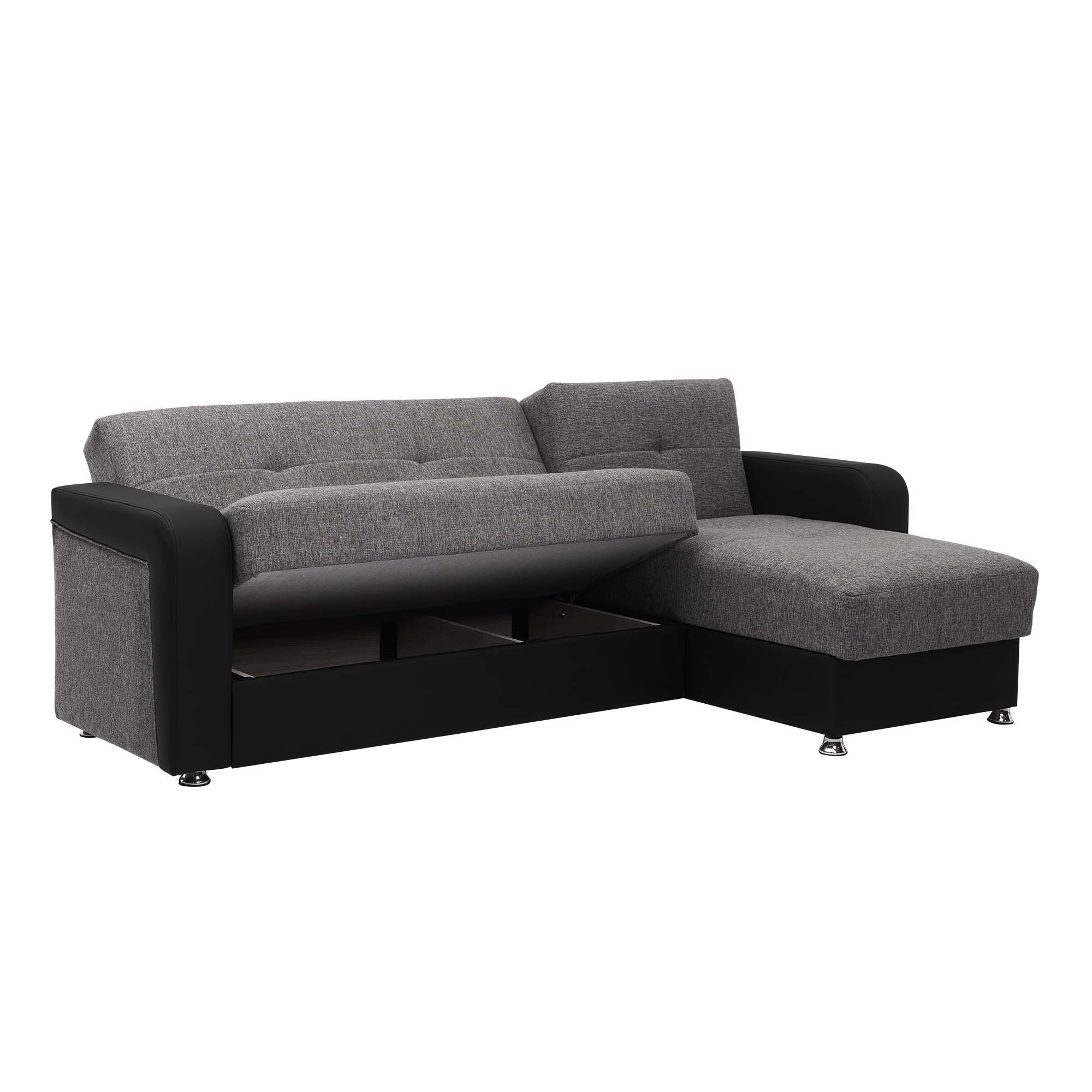 Ottomanson Harmony - Upholstered Convertible Chaise Lounge With Storage