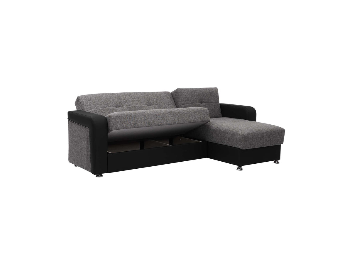 Ottomanson Harmony - Upholstered Convertible Chaise Lounge With Storage