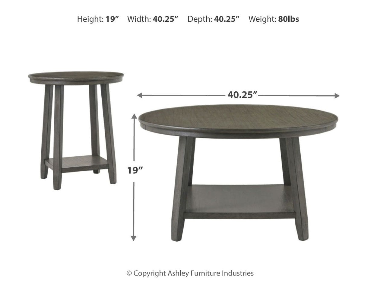 Caitbrook - Occasional Table Set (Set of 3) - Gray