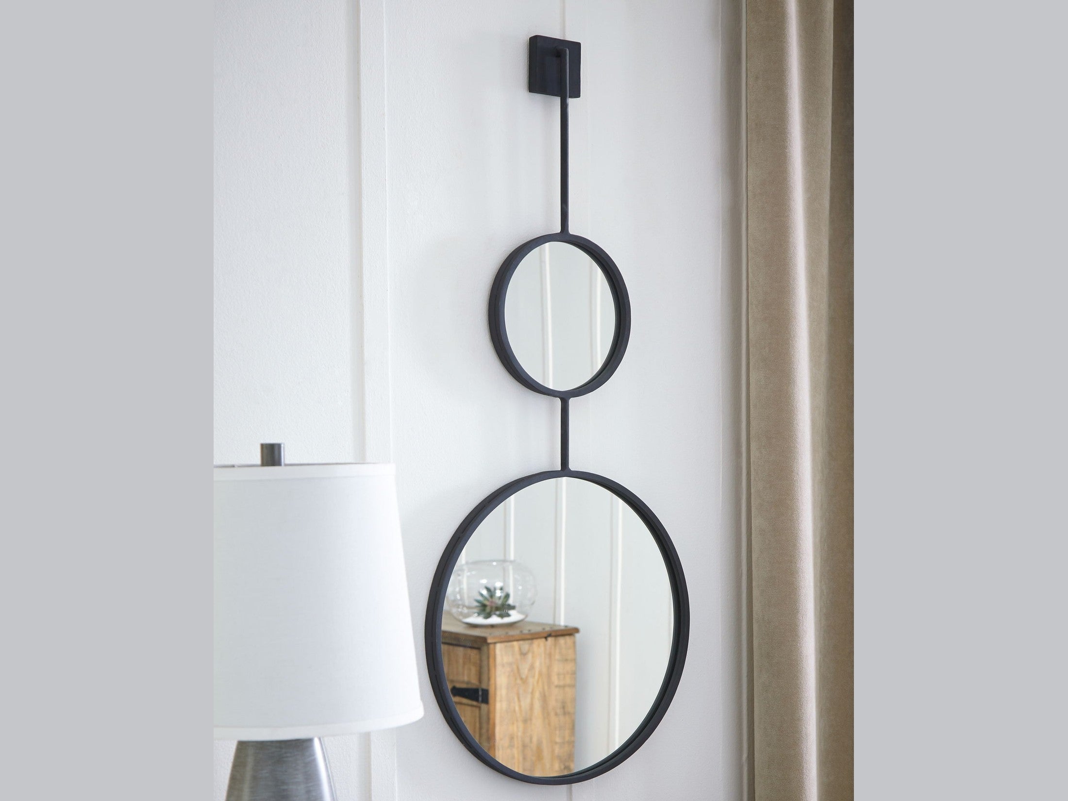 Brewer - Accent Mirror - Black