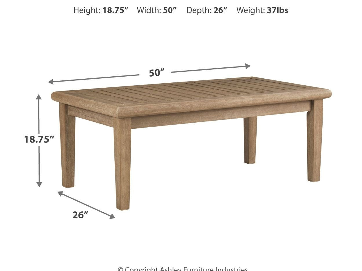 Gerianne - Rectangular Cocktail Table - Brown