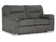 Bindura - Glider Loveseat - Mineral