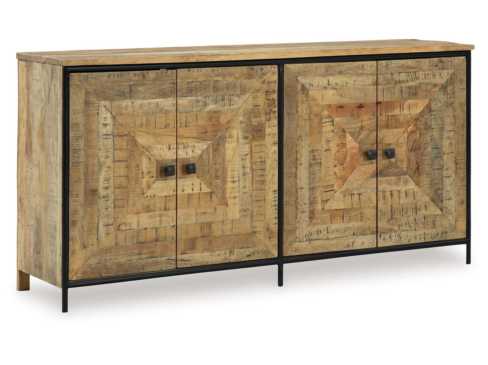 Camney - Accent Cabinet - Brown / Black