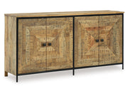 Camney - Accent Cabinet - Brown / Black