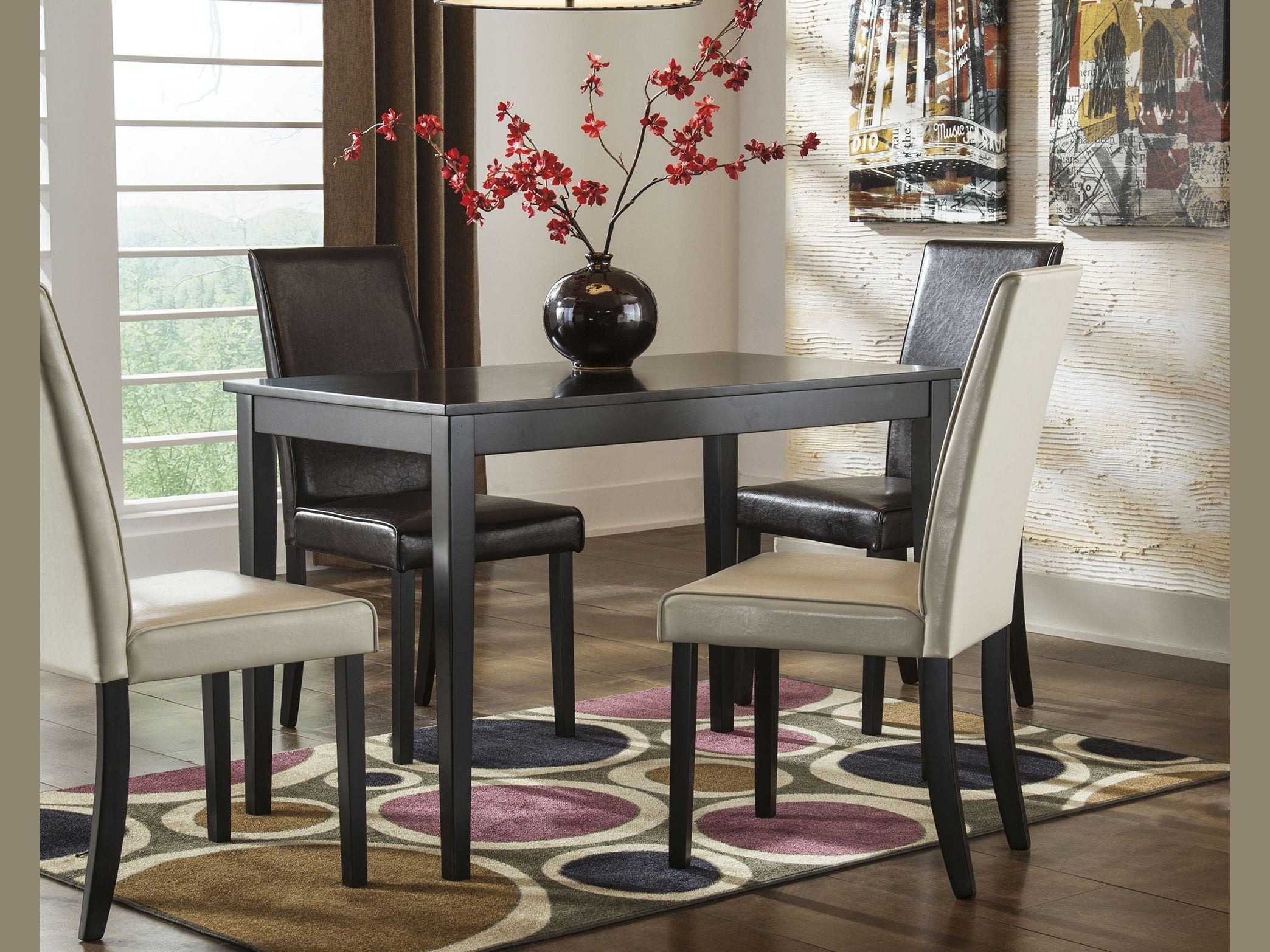 Kimonte - Rectangular Dining Room Table - Dark Brown