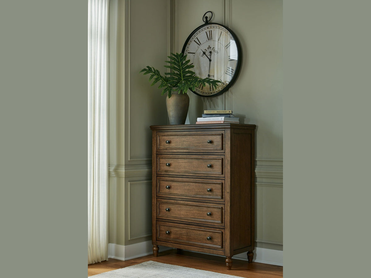 Sturlayne - Five Drawer Chest - Brown