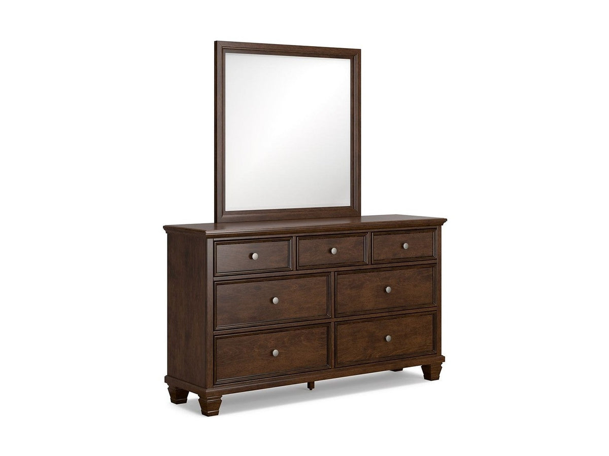 Danabrin - Dresser And Mirror - Brown