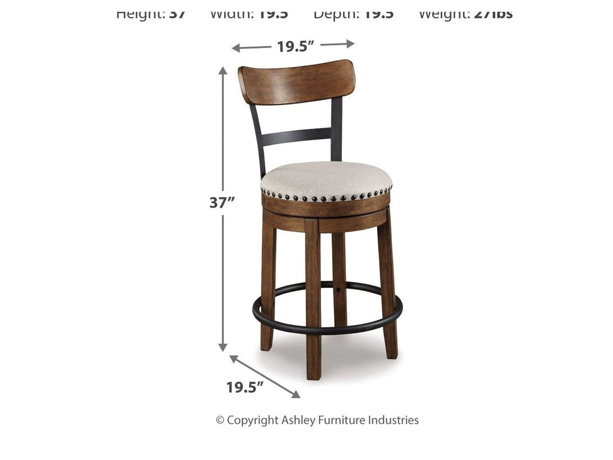 Valebeck - Full Back Swivel Stool