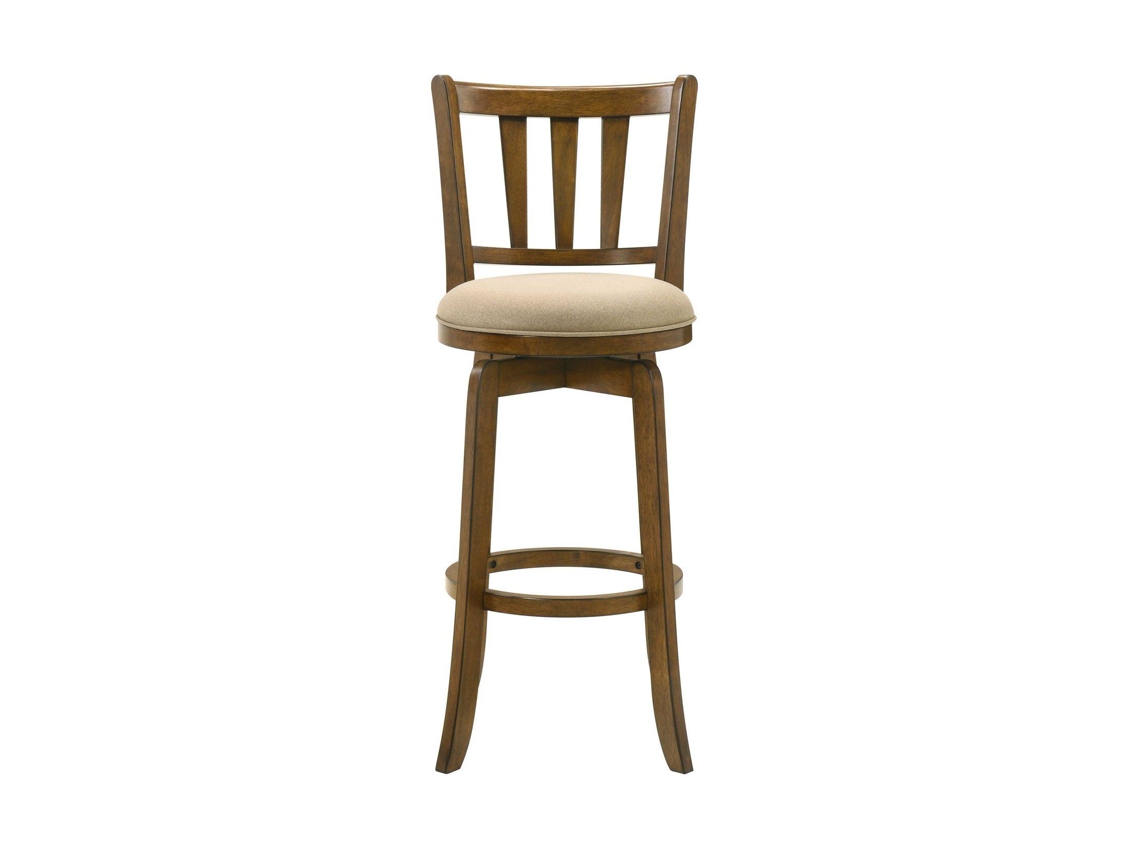 Wren - Modern Farmhouse Swivel Wood Bar Height Kitchen Bar Stool