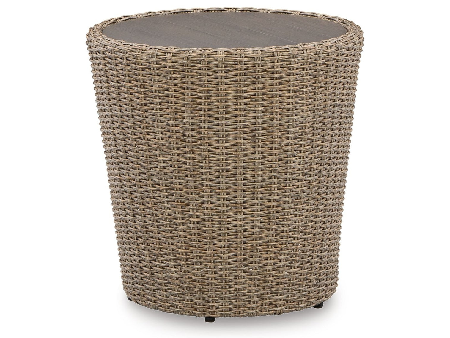 Danson - Round End Table - Beige