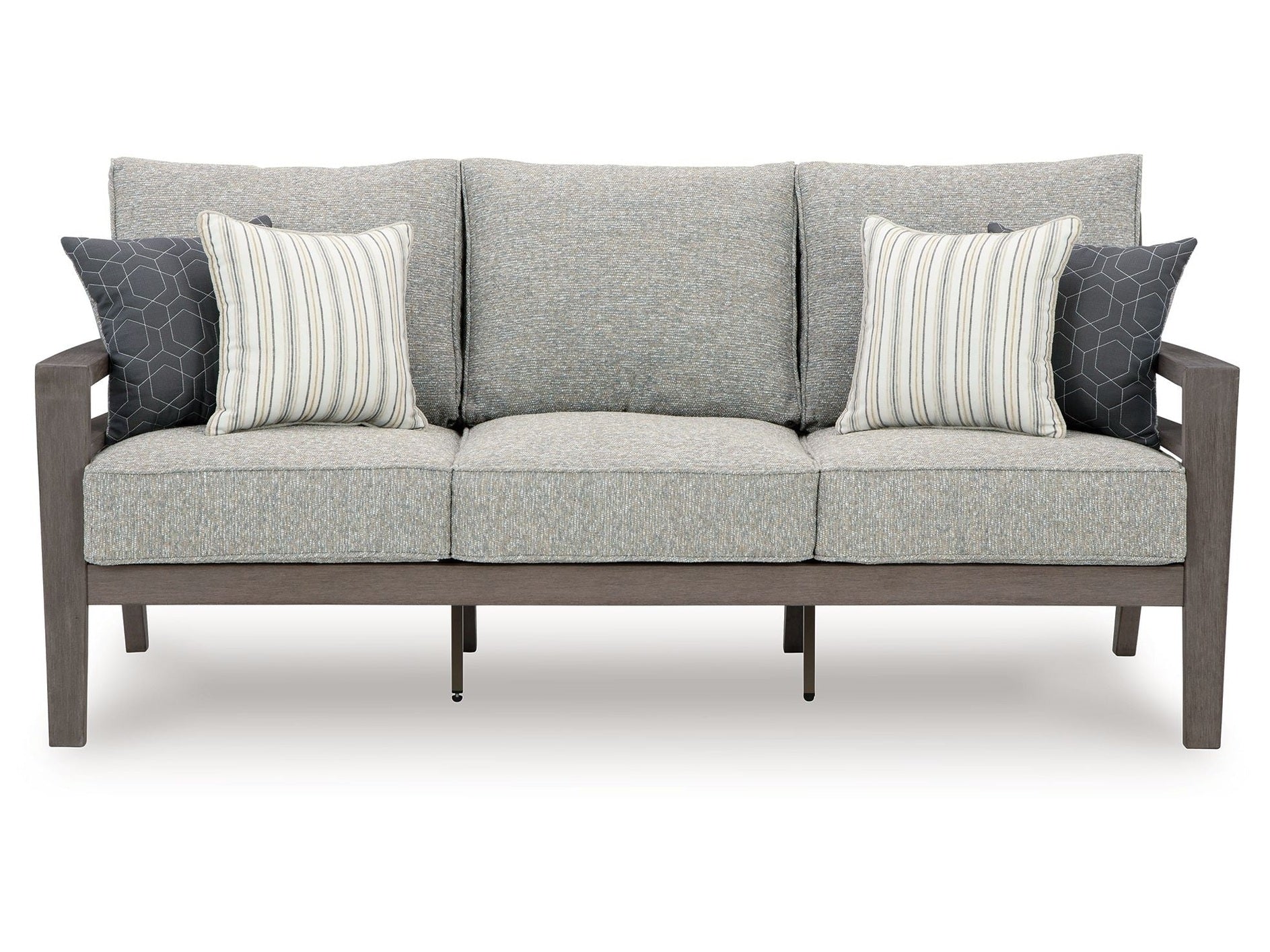 Hillside Barn - Sofa With Cushion - Gray / Brown