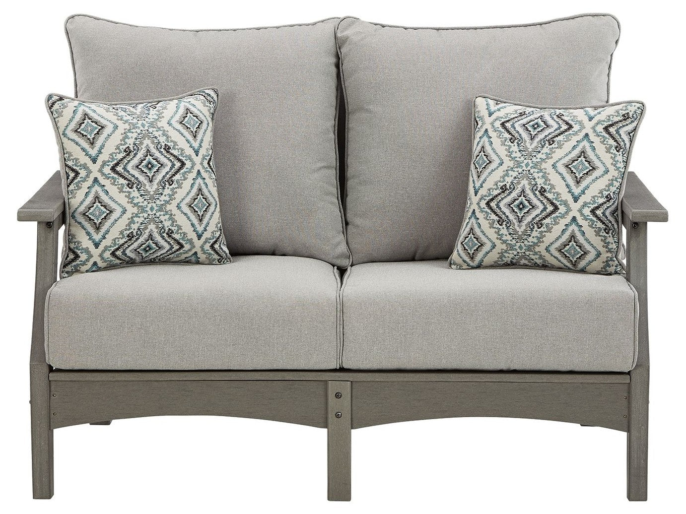 Visola - Loveseat w/Cushion - Gray