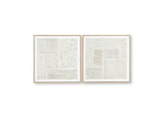 Andorfield - Wall Art Set (Set of 2) - Beige / Black / White